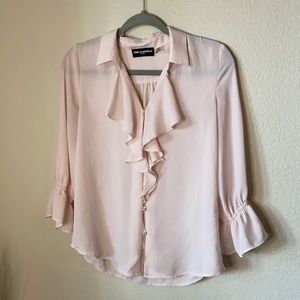 Karl Lagerfeld light pink blouse